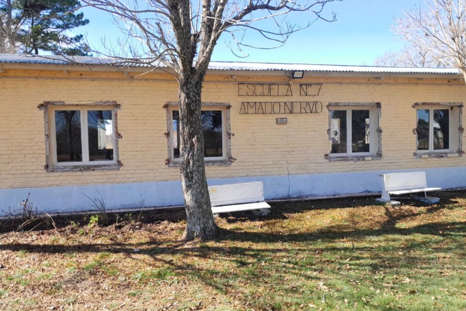 Inició una obra de emergencia en la escuela N° 7 Amado Nervo de Colonia Federal