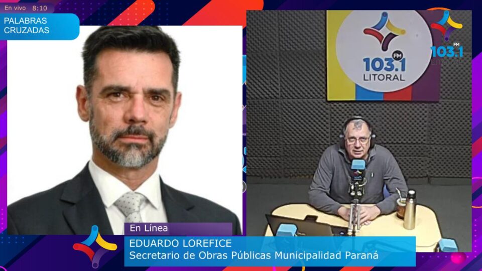 Con avances en la red de agua de Paraná buscan resolver la crisis en la zona oeste