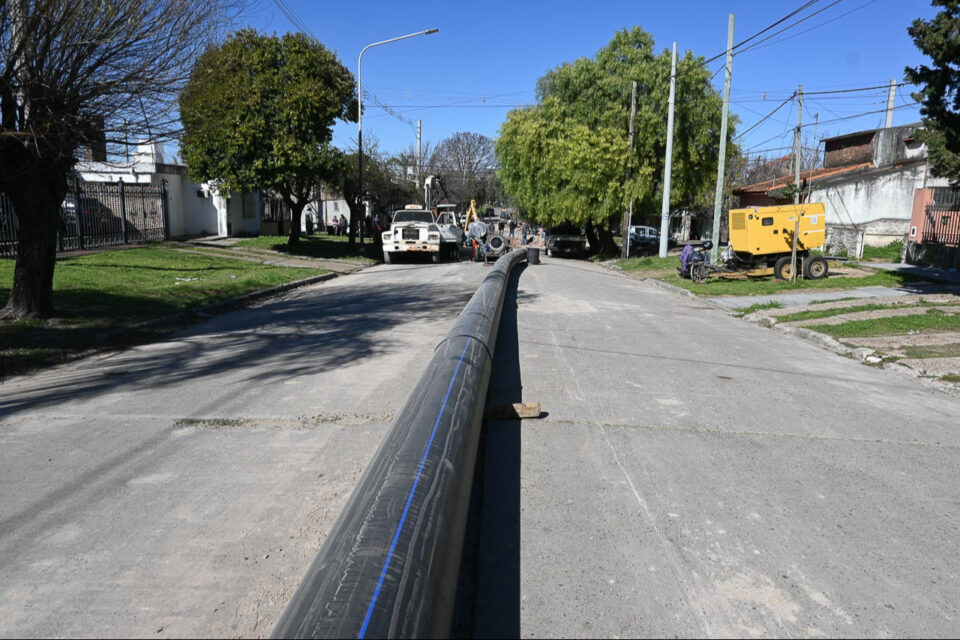 Avanza a buen ritmo la obra de fortalecimiento del agua potable para la zona Oeste