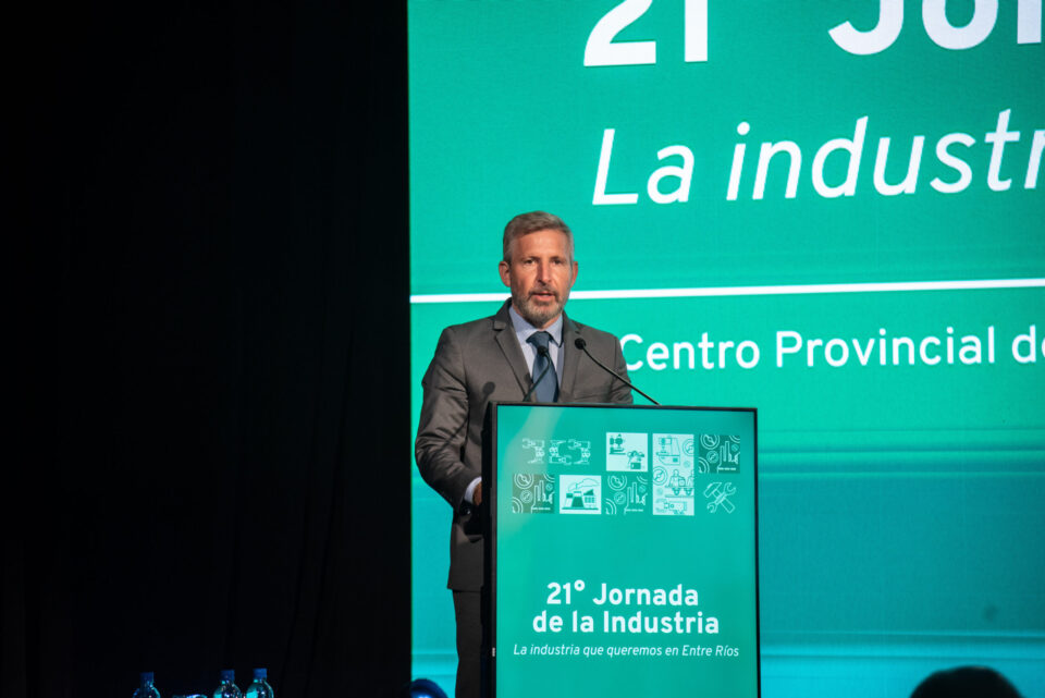Frigerio anunció nueva Ley de Gestión Ambiental y una Agencia de Promoción de Inversiones en la 21ª Jornada de la Industria
