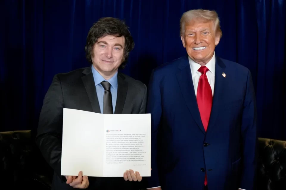 Milei se reunió con Trump y recibió su apoyo: “Tiene mi total respaldo para la reelección”