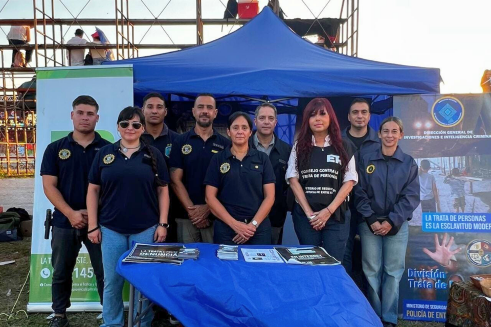 El gobierno provincial refuerza la prevención contra la trata en fiestas populares