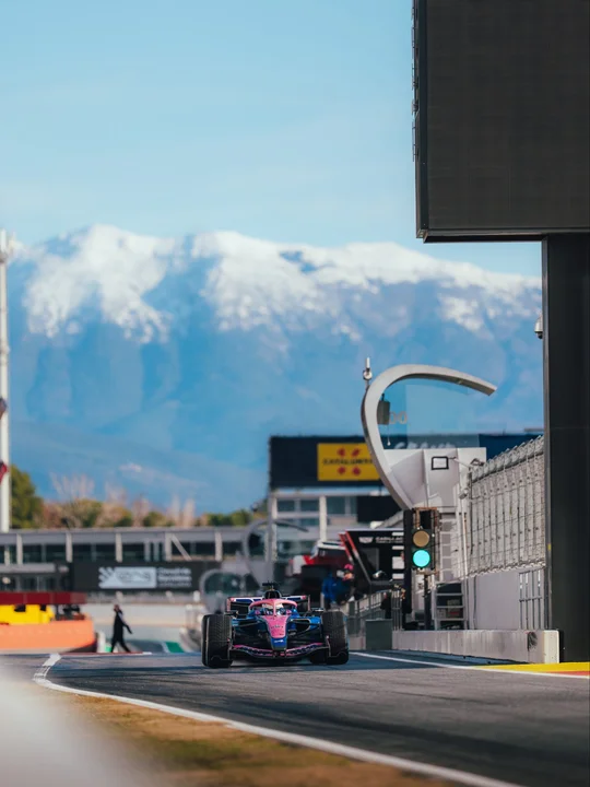 Colapinto brilla en Barcelona: tercero en los primeros tests del Alpine A526