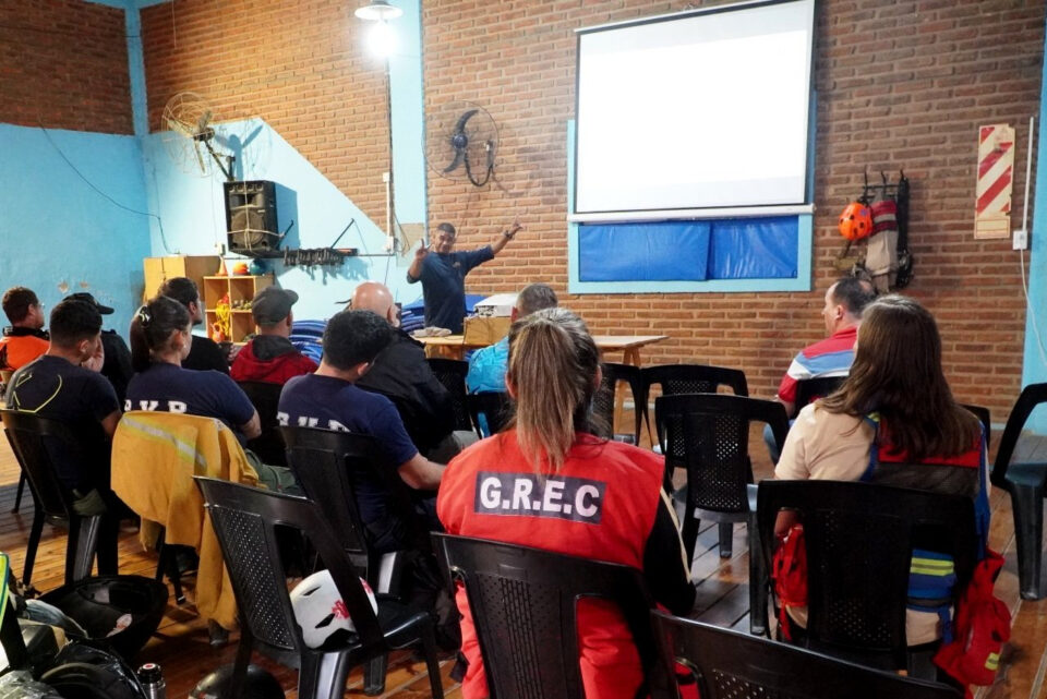 Paraná refuerza la capacitación sobre gestión integral del riesgo y desastre