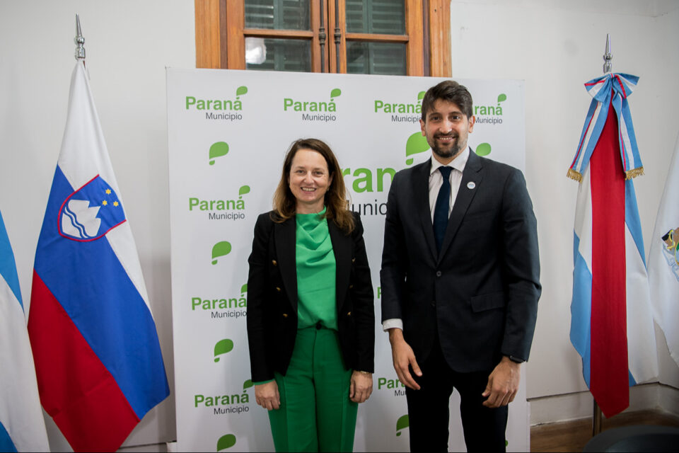 La Municipalidad avanzó con una agenda de cooperación mutua con la Embajada de Eslovenia