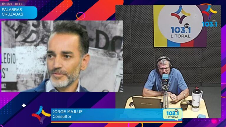 Jorge Majluff: "Por primera vez en Entre Ríos, Milei tiene más imagen negativa que positiva"