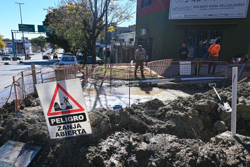 Finalizaron los trabajos de enlaces para habilitar una nueva red de agua potable