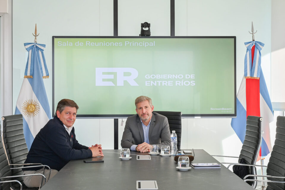 Frigerio y el intendente de Basavilbaso analizaron obras viales y de infraestructura eléctrica para la localidad